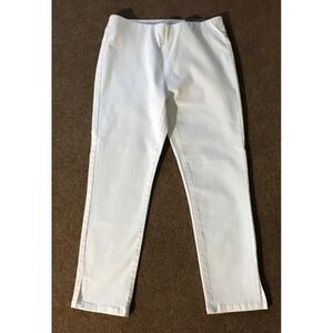 Soft Surroundings Ultimate Cropped Jeans size S (6/8) Pull On Stretch Modest NEW